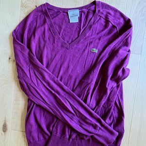 Men's Long Sleeve Lacoste Sweater Size 3
